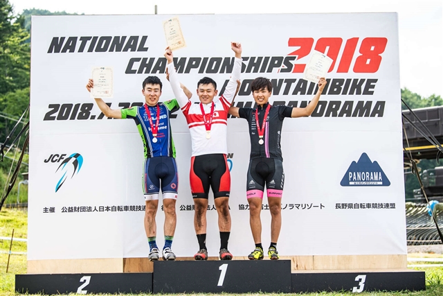 全日本マウンテンバイク選手権男子U23にて平林選手勝利！3連覇を達成。