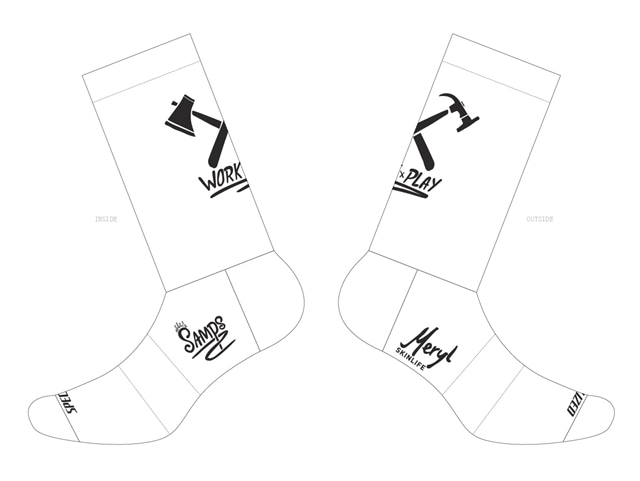 TALL SOCK WORK and PLAY L/XL
